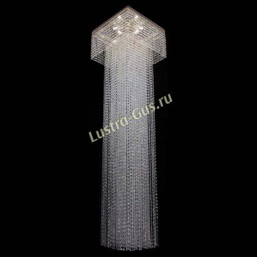 Люстра Колонна Квадрат Длинный в Подольске Гусь Хрустальный