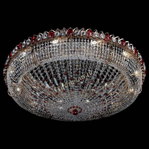 Люстра Кольцо Классика №12 красная в Подольске Гусь Хрустальный