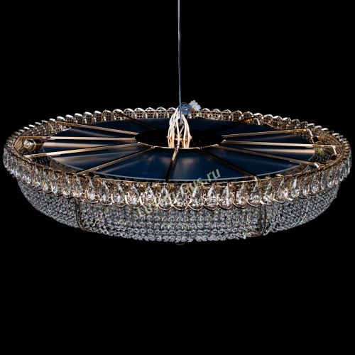 Люстра Кольцо Классика №12 зеленая в Подольске Гусь Хрустальный