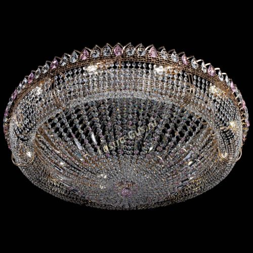 Люстра Кольцо Классика №12 розовая в Подольске Гусь Хрустальный