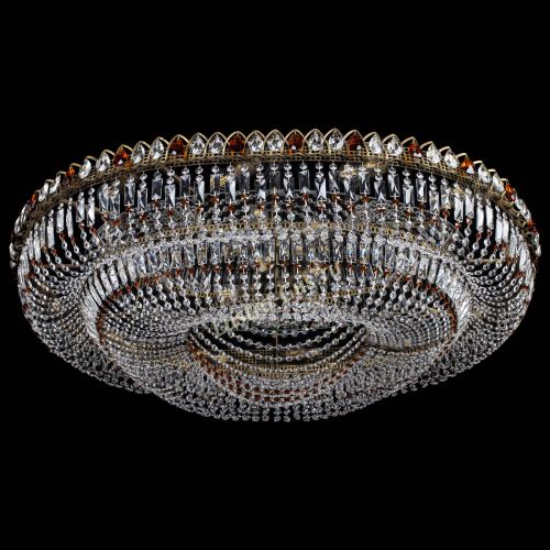 Люстра Кольцо Овал №17 под бронзу чайная в Подольске Гусь Хрустальный