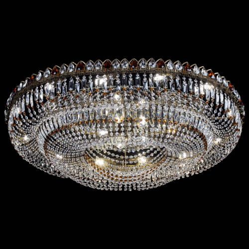 Люстра Кольцо Овал №17 под бронзу чайная в Подольске Гусь Хрустальный