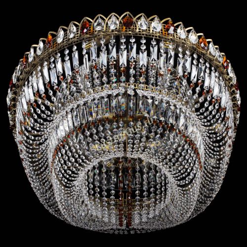 Люстра Кольцо Овал №17 под бронзу чайная в Подольске Гусь Хрустальный