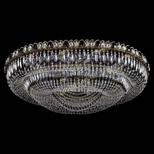 Люстра Кольцо Овал №17 под бронзу черная в Подольске Гусь Хрустальный