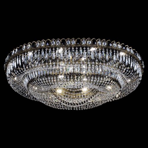 Люстра Кольцо Овал №17 под бронзу черная в Подольске Гусь Хрустальный