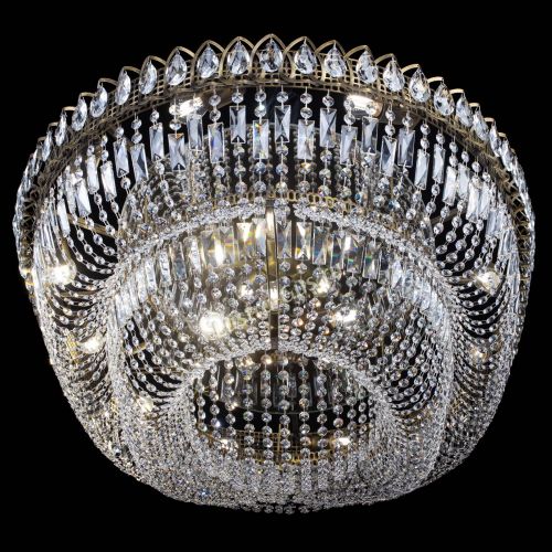 Люстра Кольцо Овал №17 под бронзу в Подольске Гусь Хрустальный