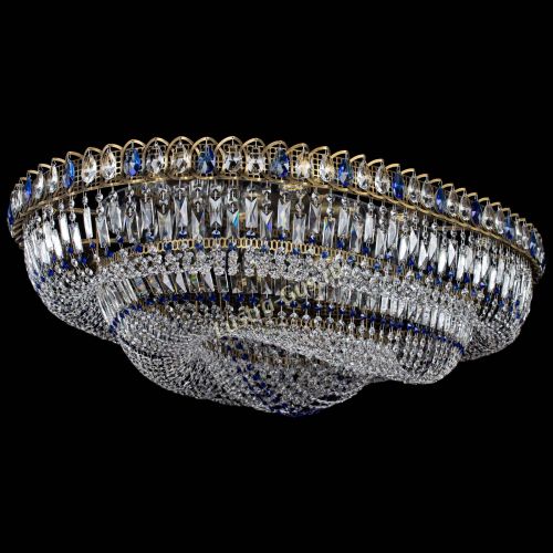 Люстра Кольцо Овал №17 под бронзу синяя в Подольске Люстра Кольцо Овал №17 под бронзу синяя в Подольске