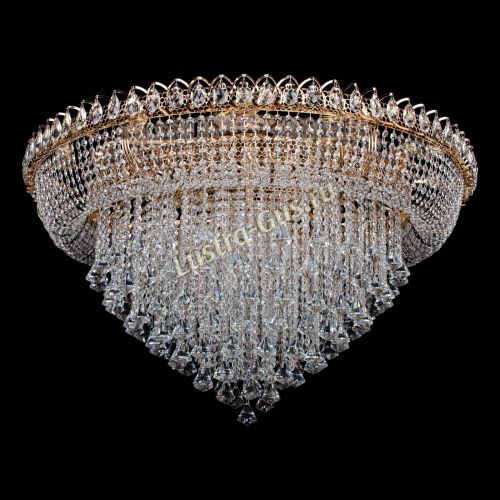 Люстра Кольцо Пирамида Конус 1000 мм в Подольске Гусь Хрустальный