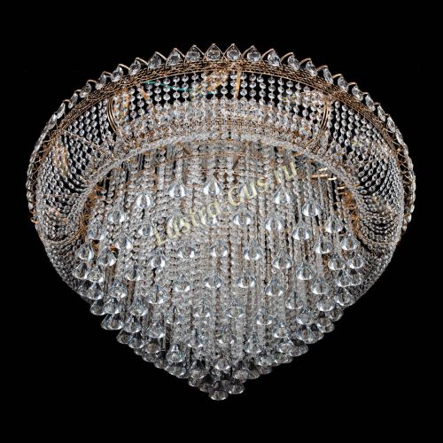 Люстра Кольцо Пирамида Конус 1000 мм в Подольске Гусь Хрустальный