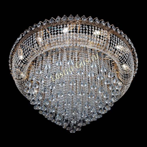 Люстра Кольцо Пирамида Конус 1000 мм в Подольске Гусь Хрустальный