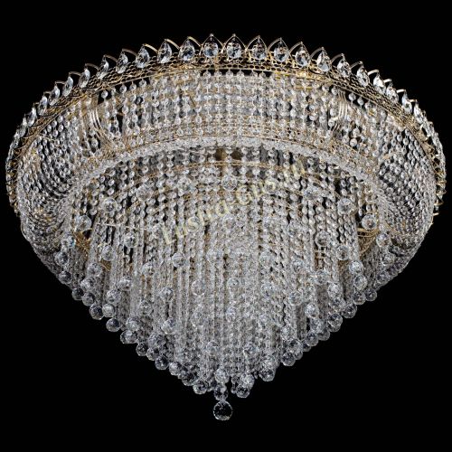 Люстра Кольцо Пирамида Шар 30 большая в Подольске Гусь Хрустальный