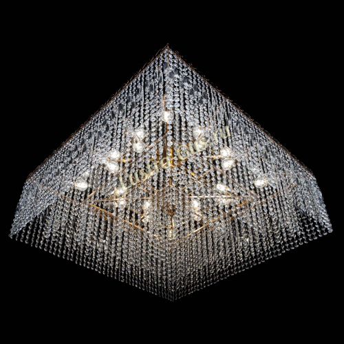 Люстра Квадрат 800 мм в Подольске Гусь Хрустальный