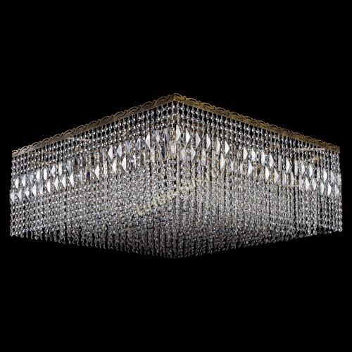 Люстра Квадрат 800 мм под бронзу в Подольске Гусь Хрустальный