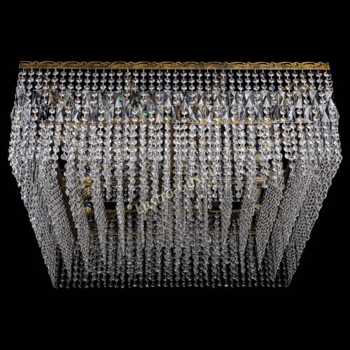 Люстра Квадрат 800 мм под бронзу в Подольске Гусь Хрустальный