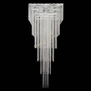 Люстра длинная Квадрат Каскад №8