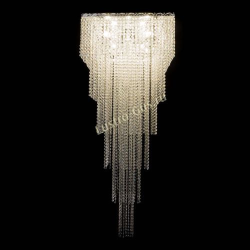 Люстра Квадрат Каскад №8 в Подольске Гусь Хрустальный