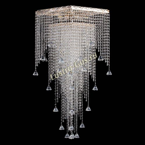 Люстра Квадрат Водопад с конусами в Подольске Люстра Квадрат Водопад с конусами в Подольске