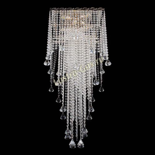 Люстра Квадрат Водопад с конусами в Подольске Гусь Хрустальный