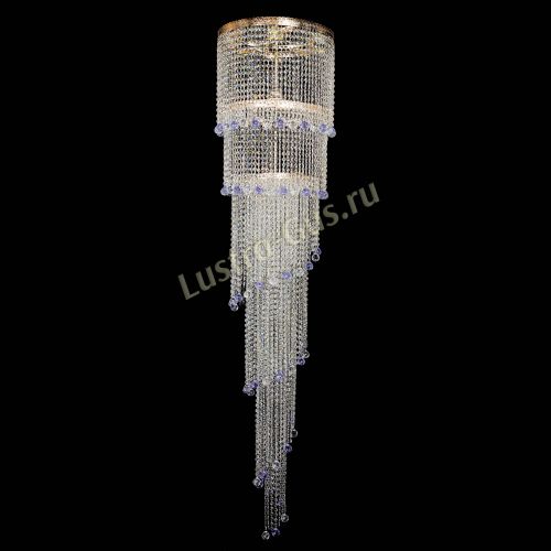 Люстра Милан каскад шар фиолетовый в Подольске Люстра Милан каскад шар фиолетовый в Подольске