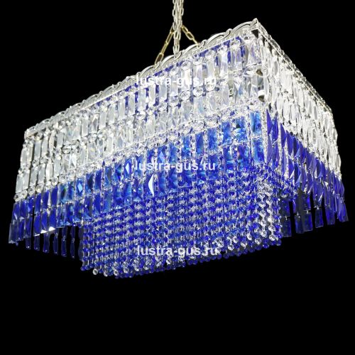 Люстра Капель Прямоугольная Пластинка в Подольске Гусь Хрустальный