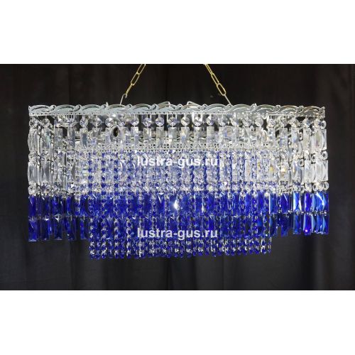 Люстра Капель Прямоугольная Пластинка в Подольске Гусь Хрустальный
