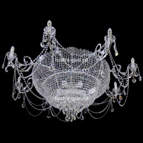 Люстра Сластёна со свечами в Подольске Гусь Хрустальный