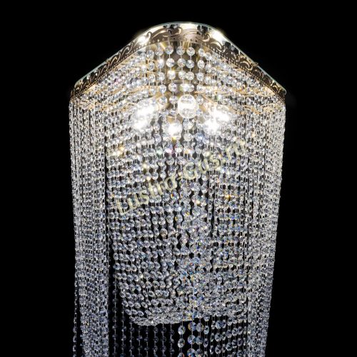 Люстра Прага каскад в Подольске Гусь Хрустальный