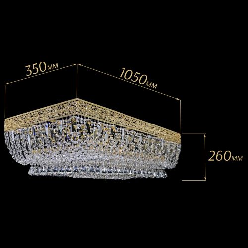 Люстра Прямоугольник Италия №8 в Подольске Гусь Хрустальный