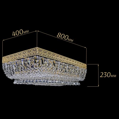 Люстра Прямоугольник Италия №8 в Подольске Гусь Хрустальный