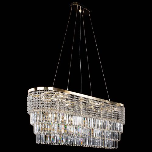 Люстра Прямоугольник Сигма №14 пластинка в Подольске Гусь Хрустальный