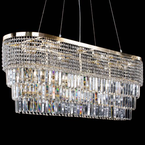 Люстра Прямоугольник Сигма №14 пластинка в Подольске Гусь Хрустальный