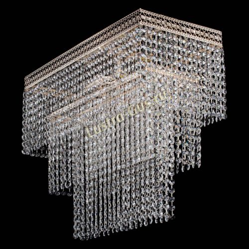 Люстра Прямоугольник Венеция №3 в Подольске Гусь Хрустальный