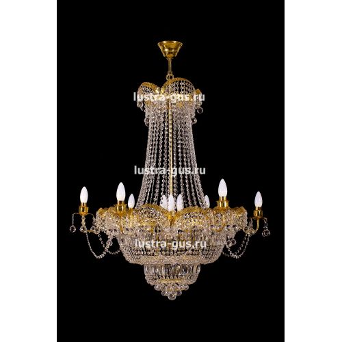 Люстра Султан золото № 18 в Подольске Гусь Хрустальный
