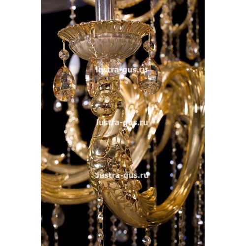 Люстра Венера золото № 30 в Подольске Гусь Хрустальный