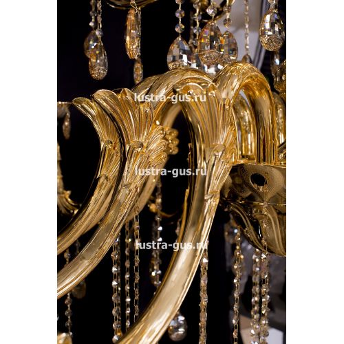 Люстра Венера золото № 30 в Подольске Гусь Хрустальный