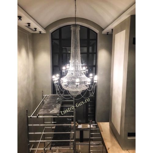 Люстра Свеча 2-х ярусная в Подольске Гусь Хрустальный