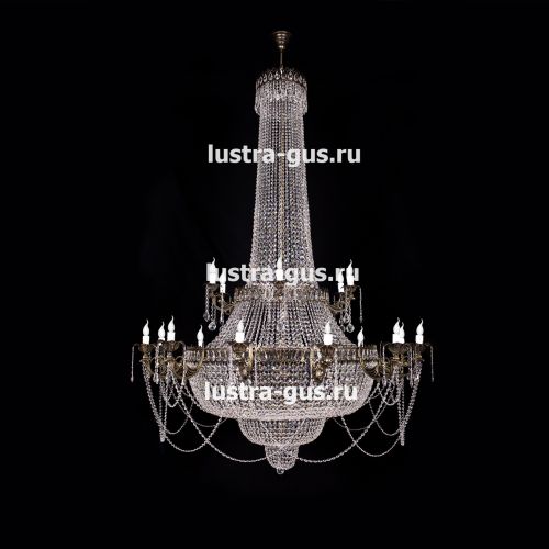 Люстра Свеча 2-х ярусная в Подольске Гусь Хрустальный