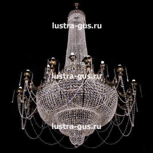 Люстра Свеча 2-х ярусная в Подольске Гусь Хрустальный