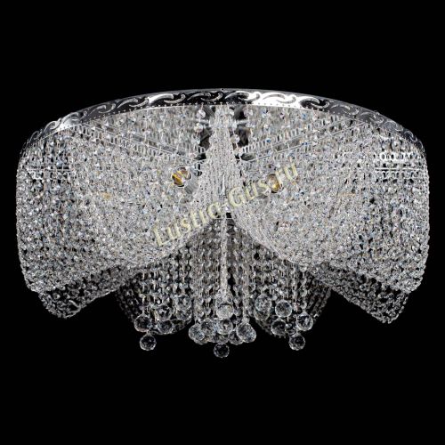 Люстра Виктория шар большая в Подольске Гусь Хрустальный