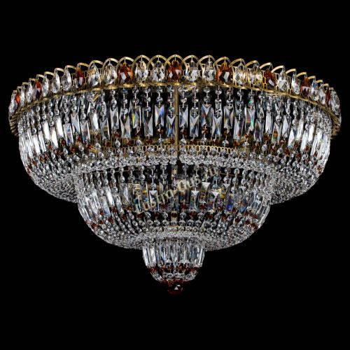 Люстра Водопад Обтикон №15 под бронзу чайная в Подольске Гусь Хрустальный