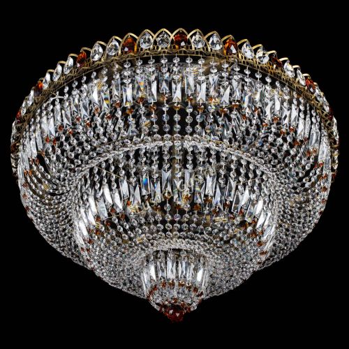 Люстра Водопад Обтикон №15 под бронзу чайная в Подольске Гусь Хрустальный