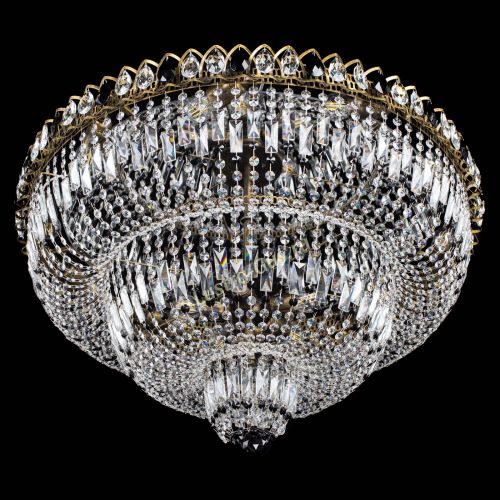 Люстра Водопад Обтикон №15 под бронзу черная в Подольске Гусь Хрустальный