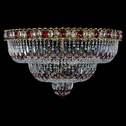 Люстра Водопад Обтикон №15 под бронзу красная в Подольске Люстра Водопад Обтикон №15 под бронзу красная в Подольске