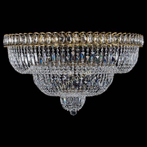 Люстра Водопад Обтикон №15 под бронзу в Подольске Гусь Хрустальный