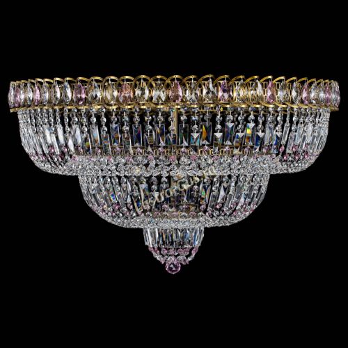 Люстра Водопад Обтикон №15 под бронзу розовая в Подольске Люстра Водопад Обтикон №15 под бронзу розовая в Подольске