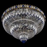 Люстра Водопад Обтикон №15 под бронзу синяя в Подольске