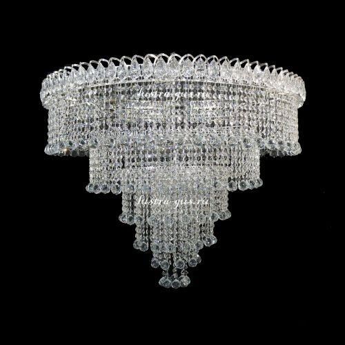 Люстра Водопад с нарядом Каскад в Подольске Гусь Хрустальный