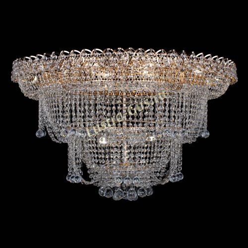 Люстра Водопад Софья большая в Подольске Гусь Хрустальный