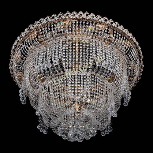 Люстра Водопад Софья большая в Подольске Гусь Хрустальный