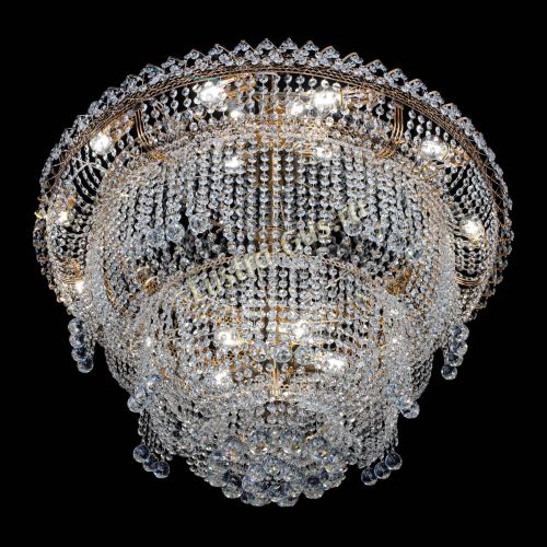 Люстра Водопад Софья большая в Подольске Гусь Хрустальный